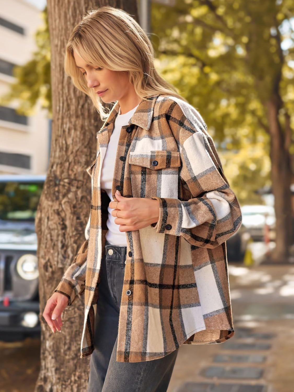 Cozy Chic Plaid Flannel Shacket™