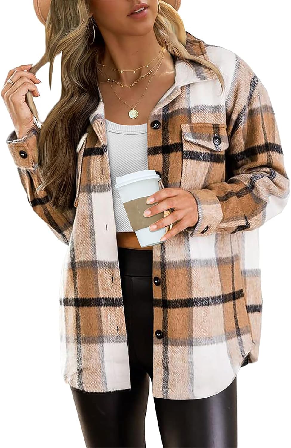 Cozy Chic Plaid Flannel Shacket™