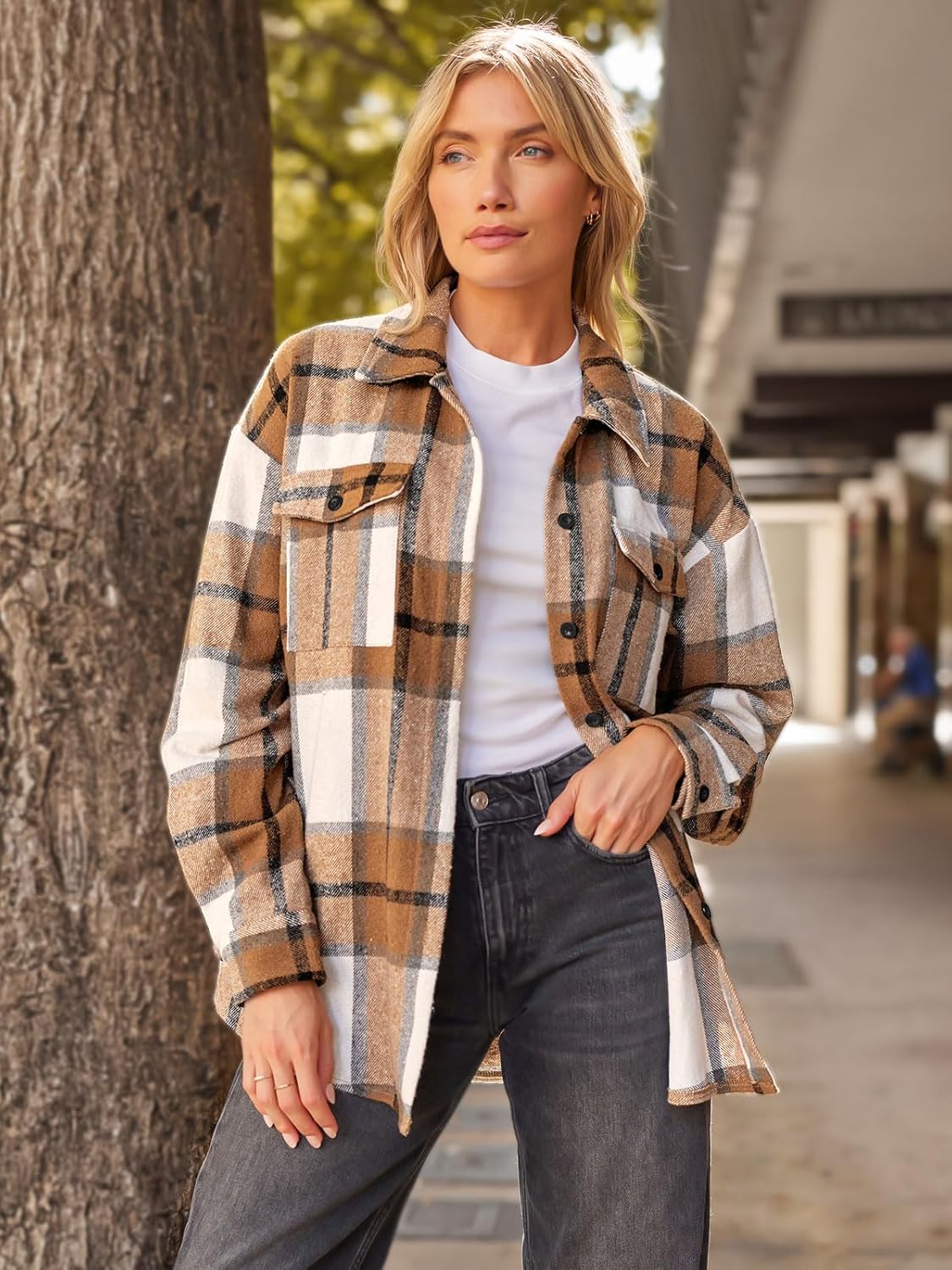 Cozy Chic Plaid Flannel Shacket™